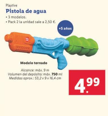 Oferta de Playtive - Pistola De Agua por 4,99€ en Lidl