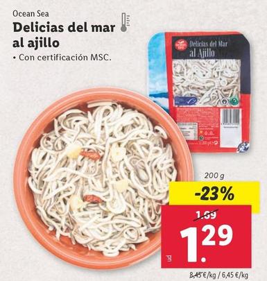 Oferta de Ocean Sea - Delicias Del Mar Al Ajillo por 1,29€ en Lidl