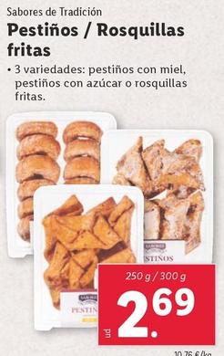 Oferta de Pestinos / Rosquillas Fritas por 2,69€ en Lidl