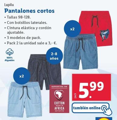 Oferta de Lupilu - Pantalones Cortos por 5,99€ en Lidl