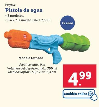 Oferta de Playtive - Pistola De Agua por 4,99€ en Lidl