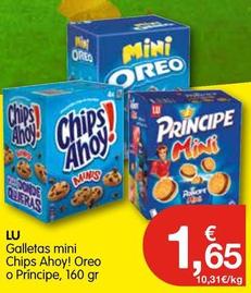 Oferta de Lu - Galletas Mini Chips Ahoy! por 1,65€ en CashDiplo
