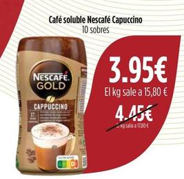Oferta de Nescafé - Café Soluble Capuccino por 3,95€ en Ahorramas
