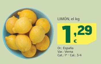 Oferta de Limón por 1,29€ en HiperDino