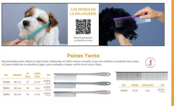 Oferta de Vento - Peines por 29,99€ en Setter Bakio