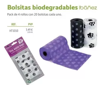 Oferta de Ibanez - Bolsitas Biodegradables por 3,49€ en Setter Bakio