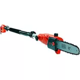 Oferta de Black+Decker PS7525Q-QS Motosierra de pértiga 800 W, 25 cm de espada, 2,7 m de longitud, 11 m/s, cabezal giratorio, Negro/Naranja Embalaje Deteriorado por 74,99€ en Outlet PC