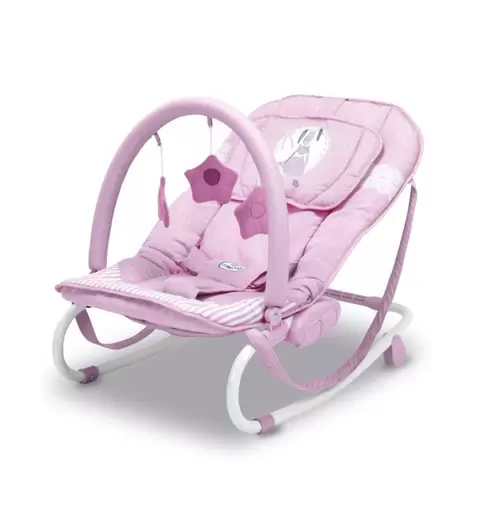 Oferta de Hamaca Relax Baby Rabbit Rosa por 29€ en Asalvo