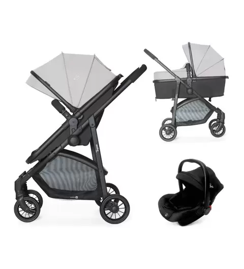 Oferta de Trío Convertible Biarritz gris por 209€ en Asalvo