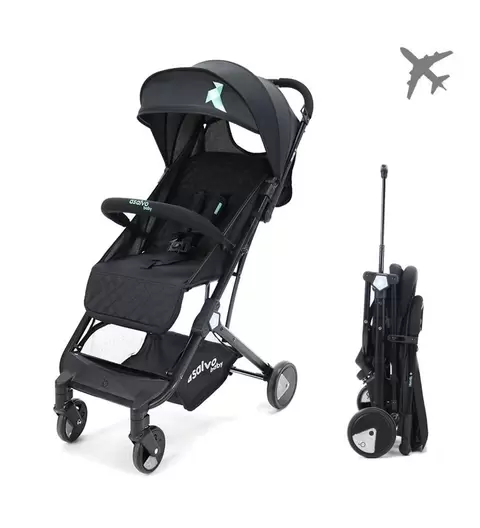 Oferta de Silla de paseo Travel+ Black Aqua por 99€ en Asalvo
