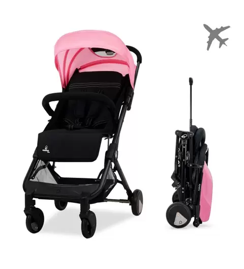 Oferta de Silla de paseo Flight Negro-Rosa por 64€ en Asalvo