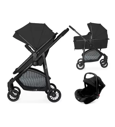 Oferta de Trío Convertible Biarritz negro por 209€ en Asalvo