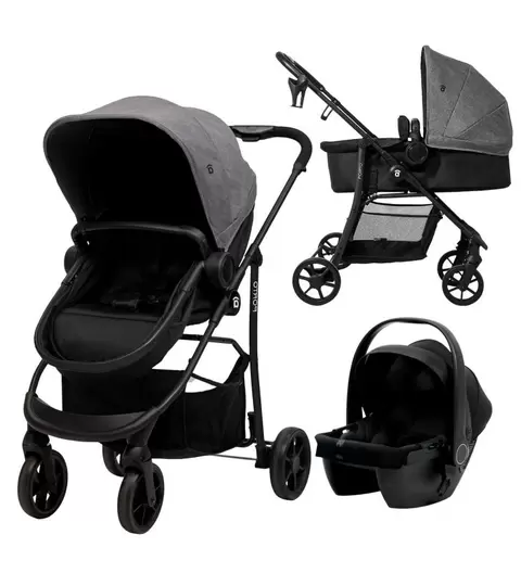 Oferta de Trío Convertible Porto Antracita por 249€ en Asalvo