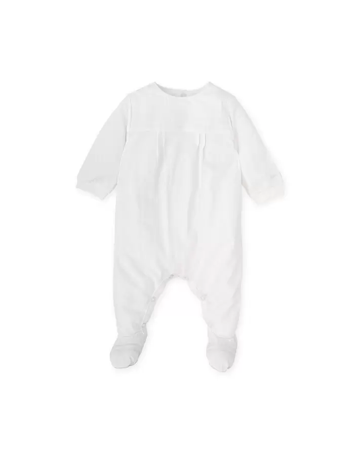 Oferta de PELELE LARGO CENEFA BORADA BLANCO ÓPTICO BEBÉ por 32,95€ en Tutto Piccolo