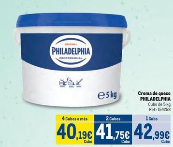 Oferta de Philadelphia - Crema De Queso por 42,99€ en Makro