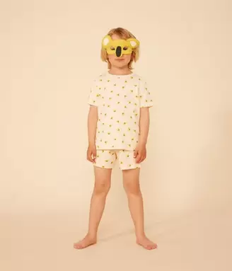 Oferta de Pijama corto infantil de algodón tipo disfraz de koala por 25,6€ en Petit Bateau