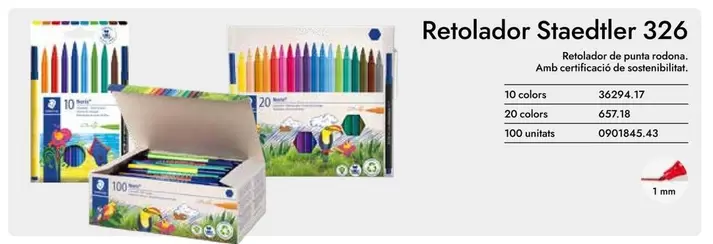 Oferta de Retolador Staedtler 326 en Abacus