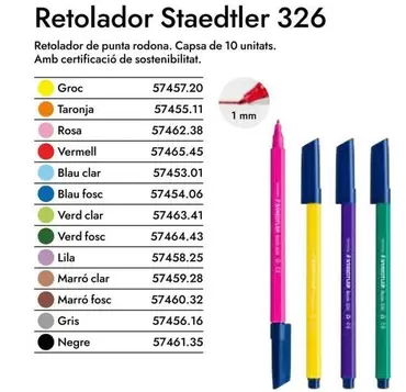 Oferta de Retolador Staedtler 326 en Abacus