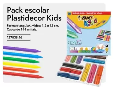 Oferta de Pack Escolar Plastidecor Kids en Abacus