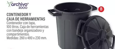 Oferta de Archivo - Contenedor Y Caja De Herramientas por 31,35€ en Carlin