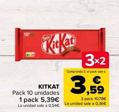Oferta de Kitkat por 5,39€ en Carrefour