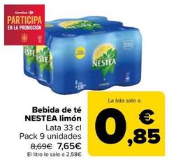 Oferta de Nestea - Bebida De Té Limón por 7,65€ en Carrefour
