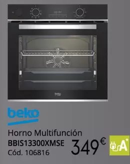 Oferta de Beko - Horno Multifunción BBIS13300XMSE  por 349€ en Conforama