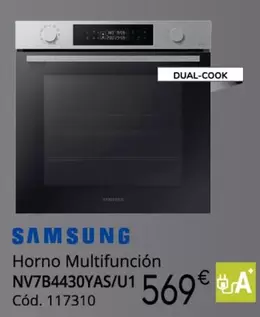 Oferta de Samsung - Horno Multifunción NV7B4430YAS/U1 por 569€ en Conforama