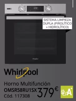 Oferta de Whirlpool - Horno Multifunción OMSR58RU1SX  por 379€ en Conforama