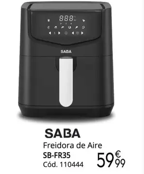 Oferta de Saba - Freidora De Aire SB-FR35 por 59,99€ en Conforama