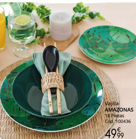 Oferta de Amazonas - Vajilla por 49,99€ en Conforama