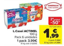 Oferta de Actimel - L.casei por 3,99€ en Carrefour Market