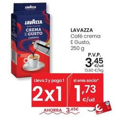 Oferta de Lavazza - Cafe Crema E Gusto por 3,45€ en Eroski