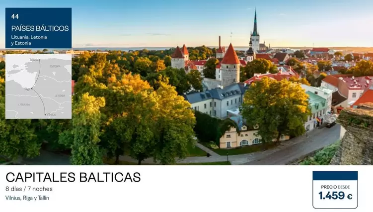 Oferta de Capitales Balticas por 1459€ en Tui Travel PLC