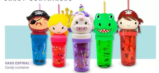 Oferta de Vaso Espiral - Candy Container en Belros