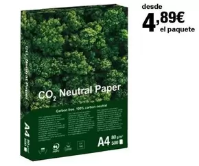 Oferta de Papel Ecorresponsable por 4,89€ en Staples Kalamazoo