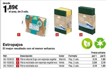 Oferta de Estropajos por 1,89€ en Staples Kalamazoo