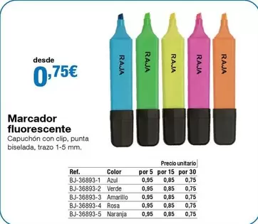 Oferta de Marcador Fluorescente por 0,75€ en Staples Kalamazoo