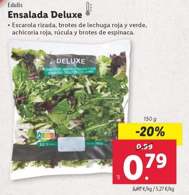 Oferta de Edulis - Ensalada Deluxe por 0,79€ en Lidl