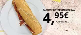 Oferta de Baguete De Jamon Reserva por 4,95€ en IKEA