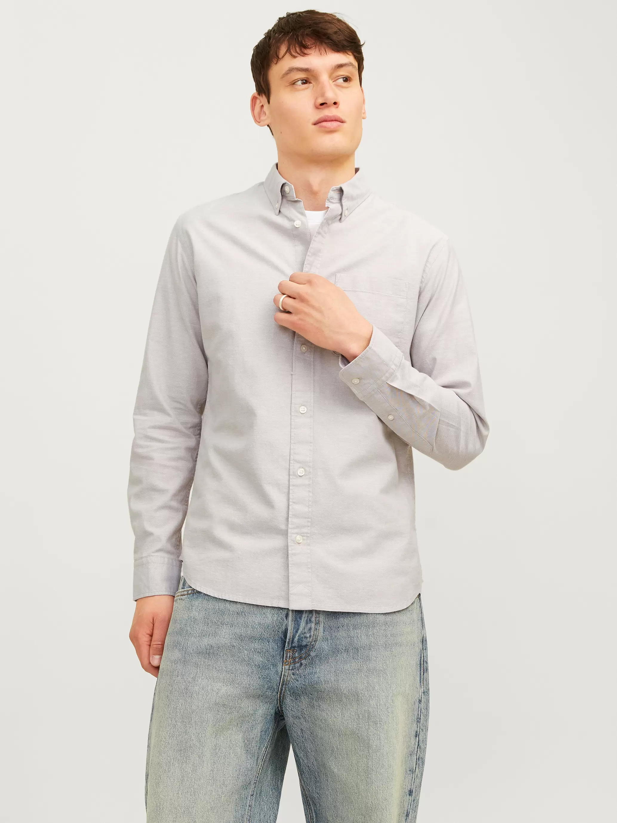 Oferta de Camisa formal Corte slim por 27,99€ en Jack & Jones