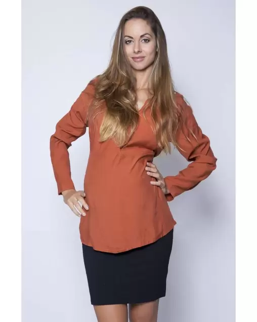 Oferta de BLUSA PREMAMÁ ASHA por 27€ en MIT MAT MAMA