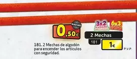 Oferta de 181.2 Mechas De Algodon Para Encender Los Artículos Con Seguridad por 1€ en Petardos CM