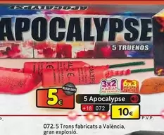 Oferta de 5 Trons Fabricats A València Gran Explosio por 10€ en Petardos CM