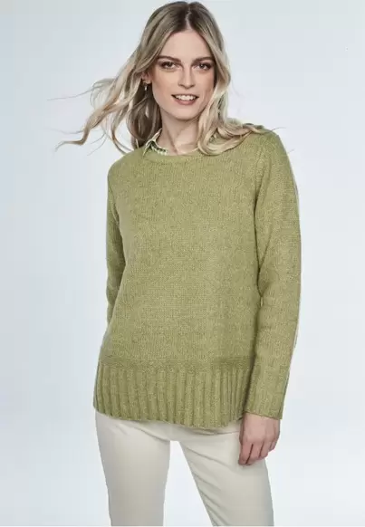 Oferta de Jersey liso VERDE por 39,99€ en Dandara