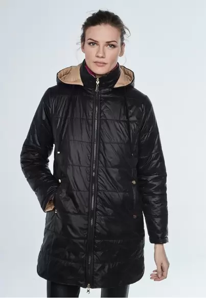 Oferta de Parka reversible bicolor NEGRO por 71,99€ en Dandara