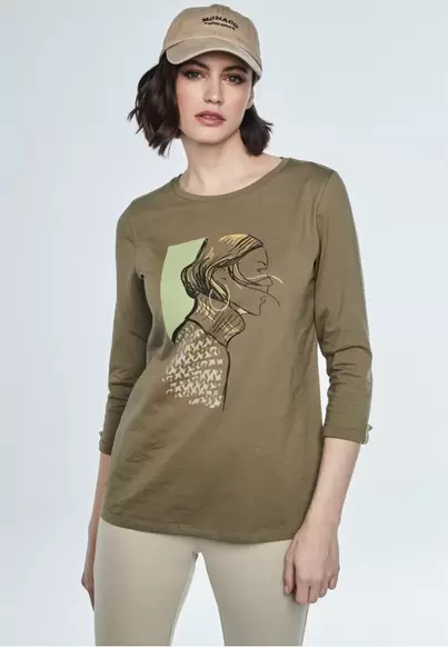 Oferta de Camiseta perfil VERDE por 15,99€ en Dandara