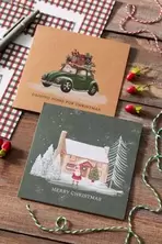 Oferta de Pack múltiple de tarjetas navideñas por 7€ en Next