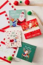 Oferta de Pack múltiple de tarjetas navideñas por 5€ en Next