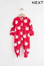 Oferta de Rojo - Pijama tipo pelele de Papá Noel navideño para bebé (0meses-2años) por 11,12€ en Next